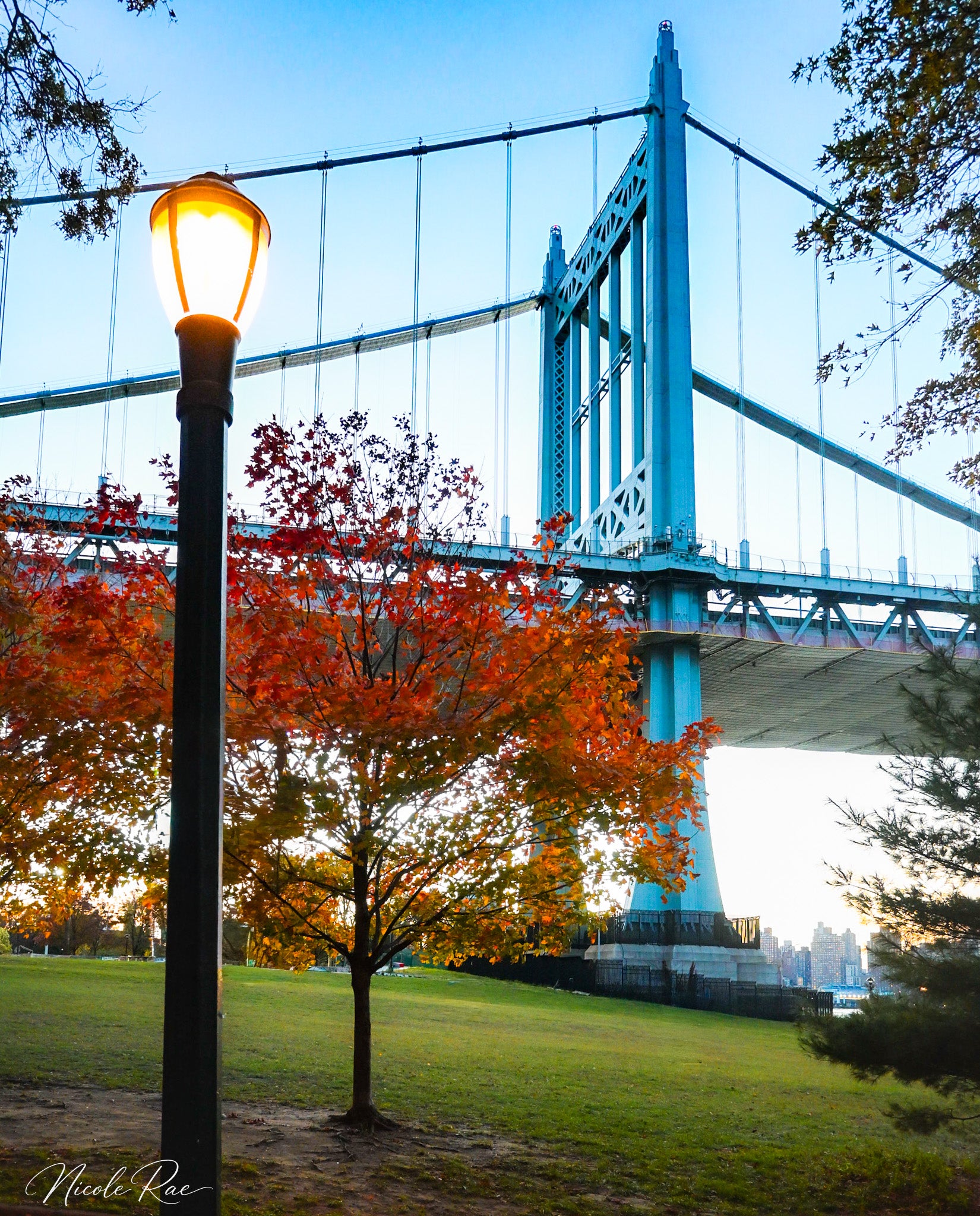 Lampost in Astoria Park