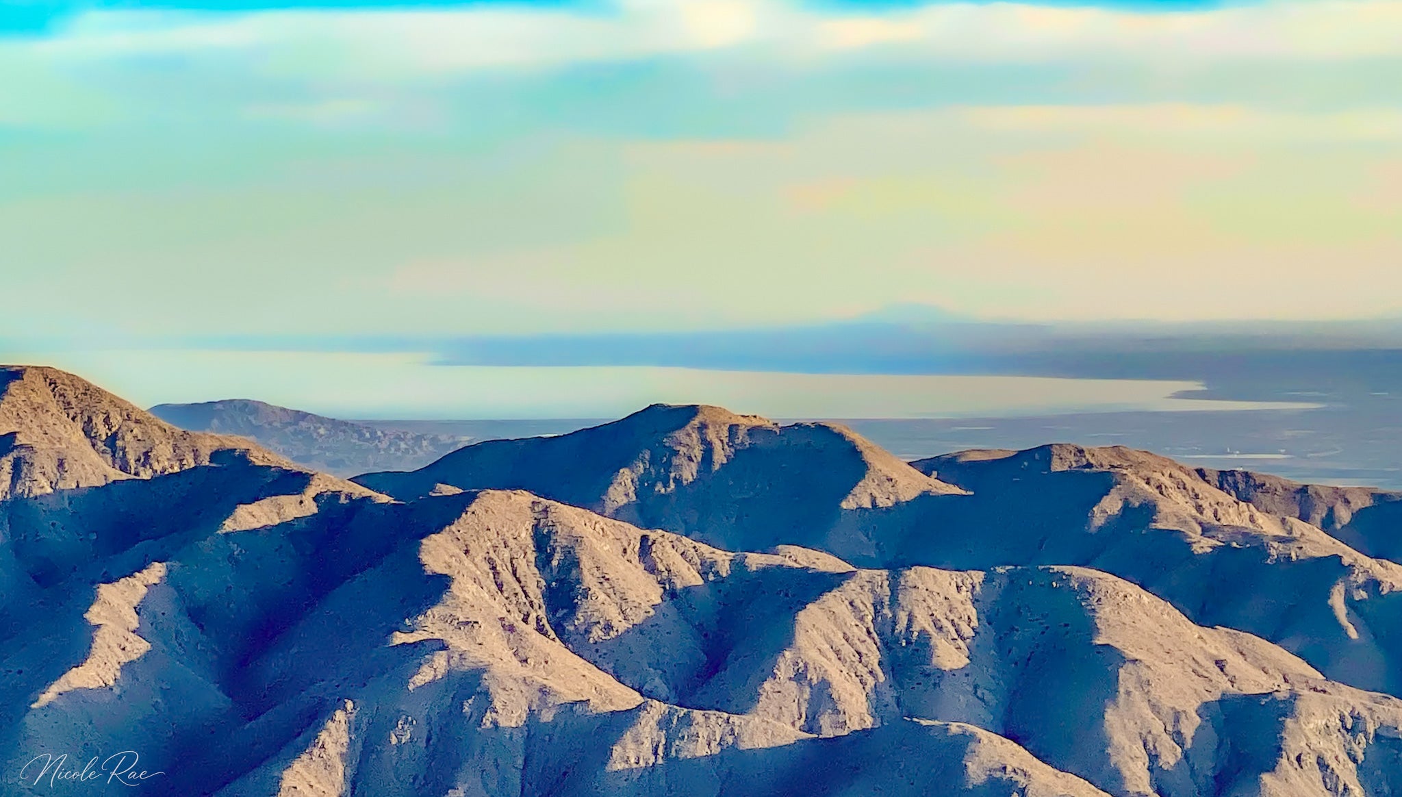 Salton Sea and Santa Rosa Mountains