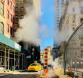 Taxi in Winter, NYC